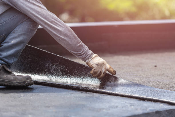 Professional Exterior Waterproofing technician working in New Castle, IN